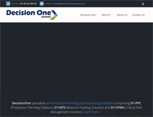 Tablet Screenshot of decisiononesystems.com